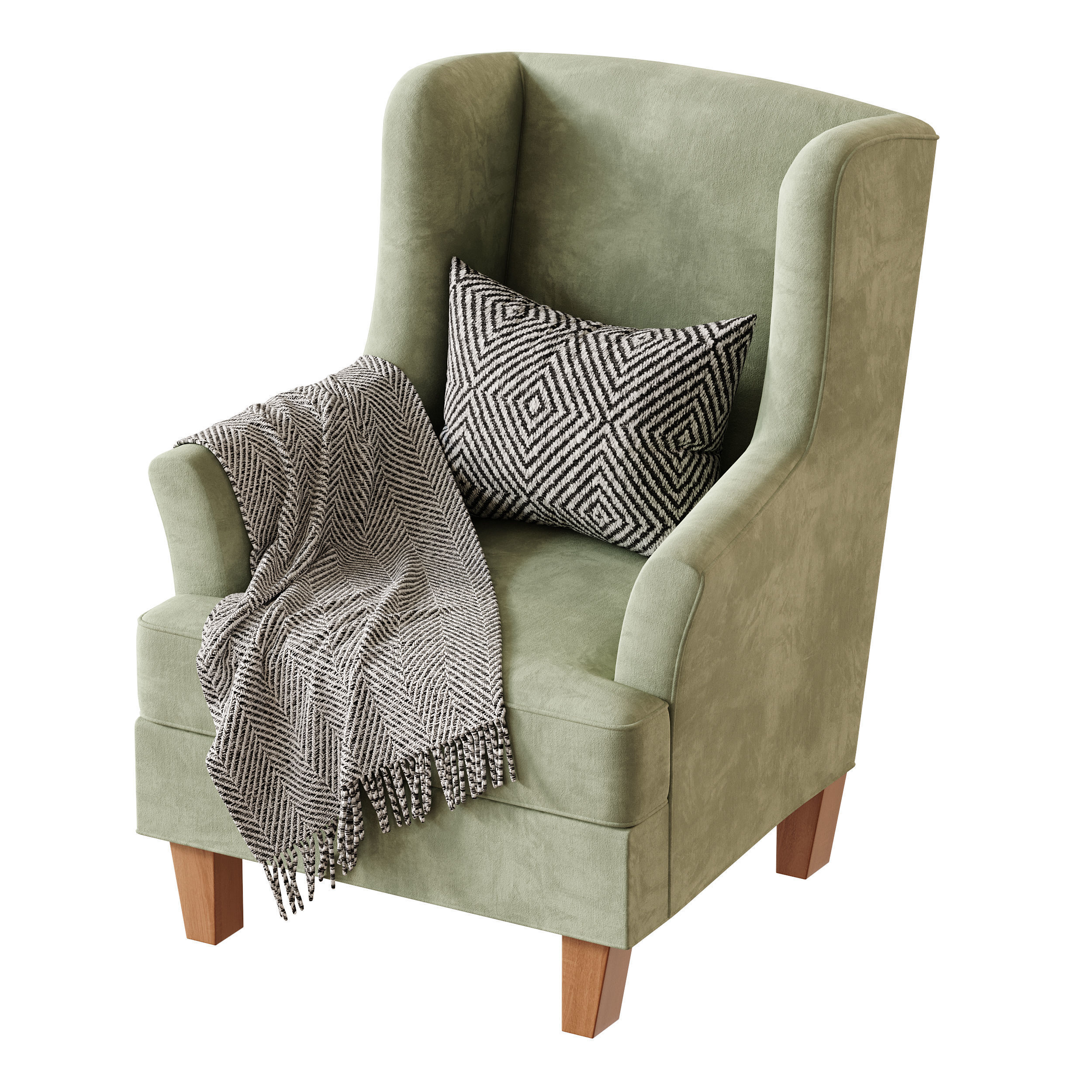 Bradstreet Fabric Chair 3D model_11