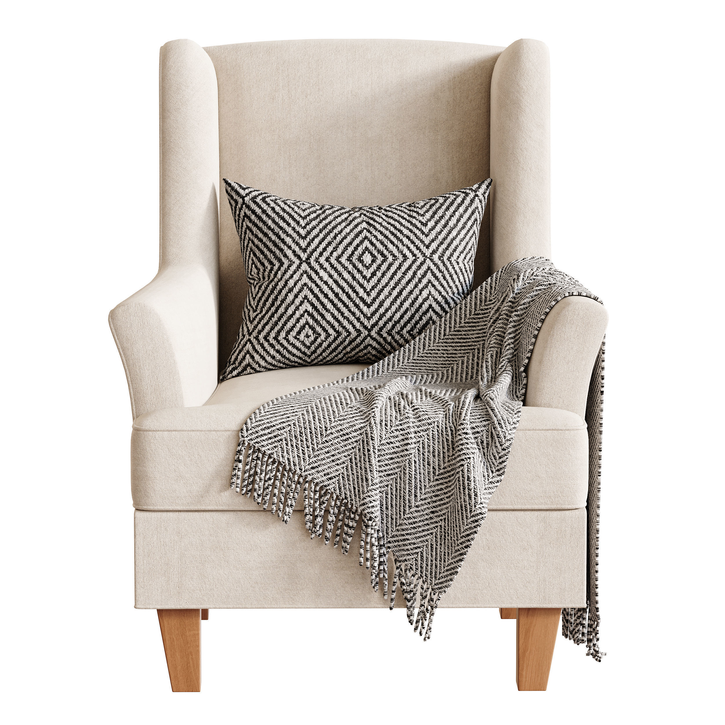 Bradstreet Fabric Chair 3D model_8