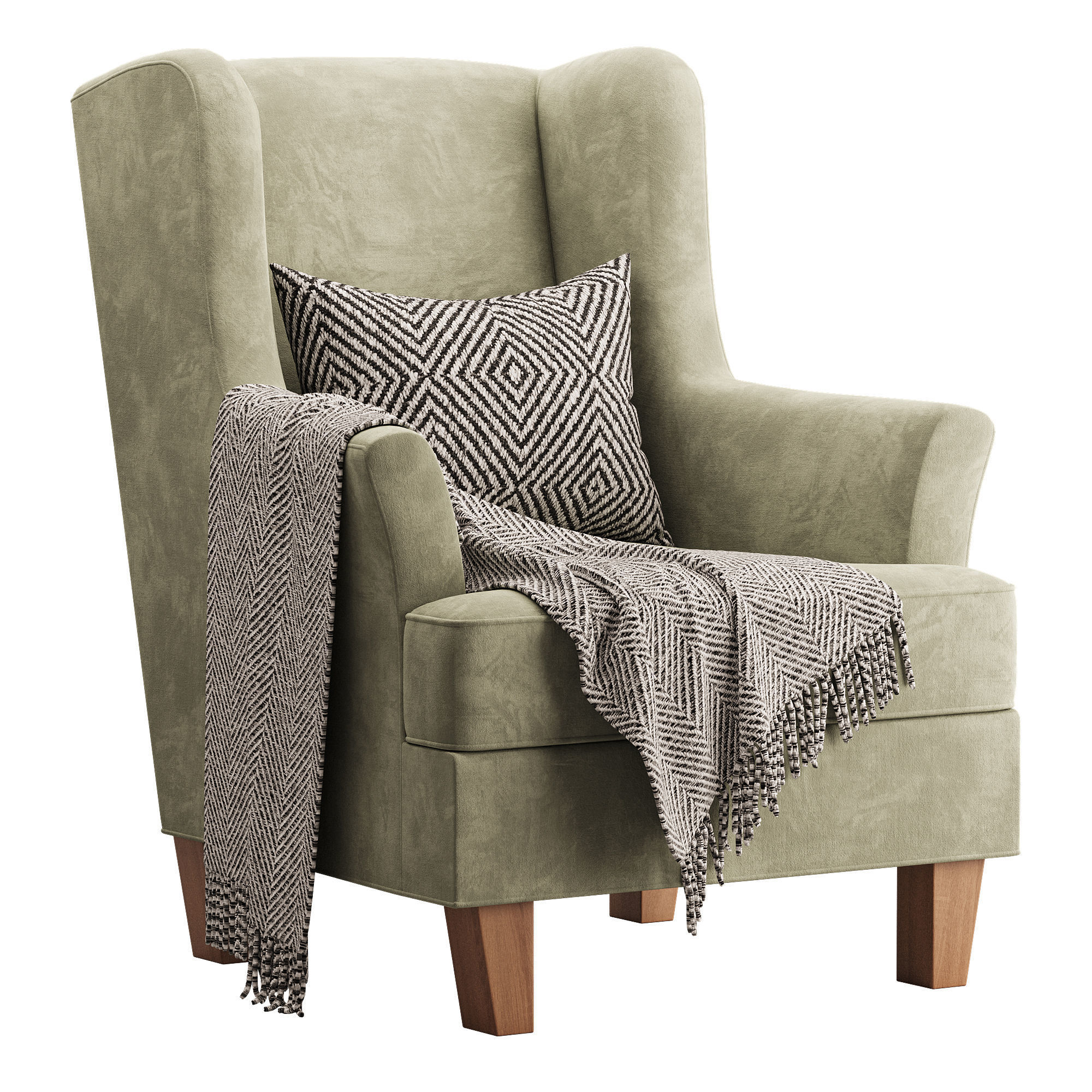 Bradstreet Fabric Chair 3D model_6