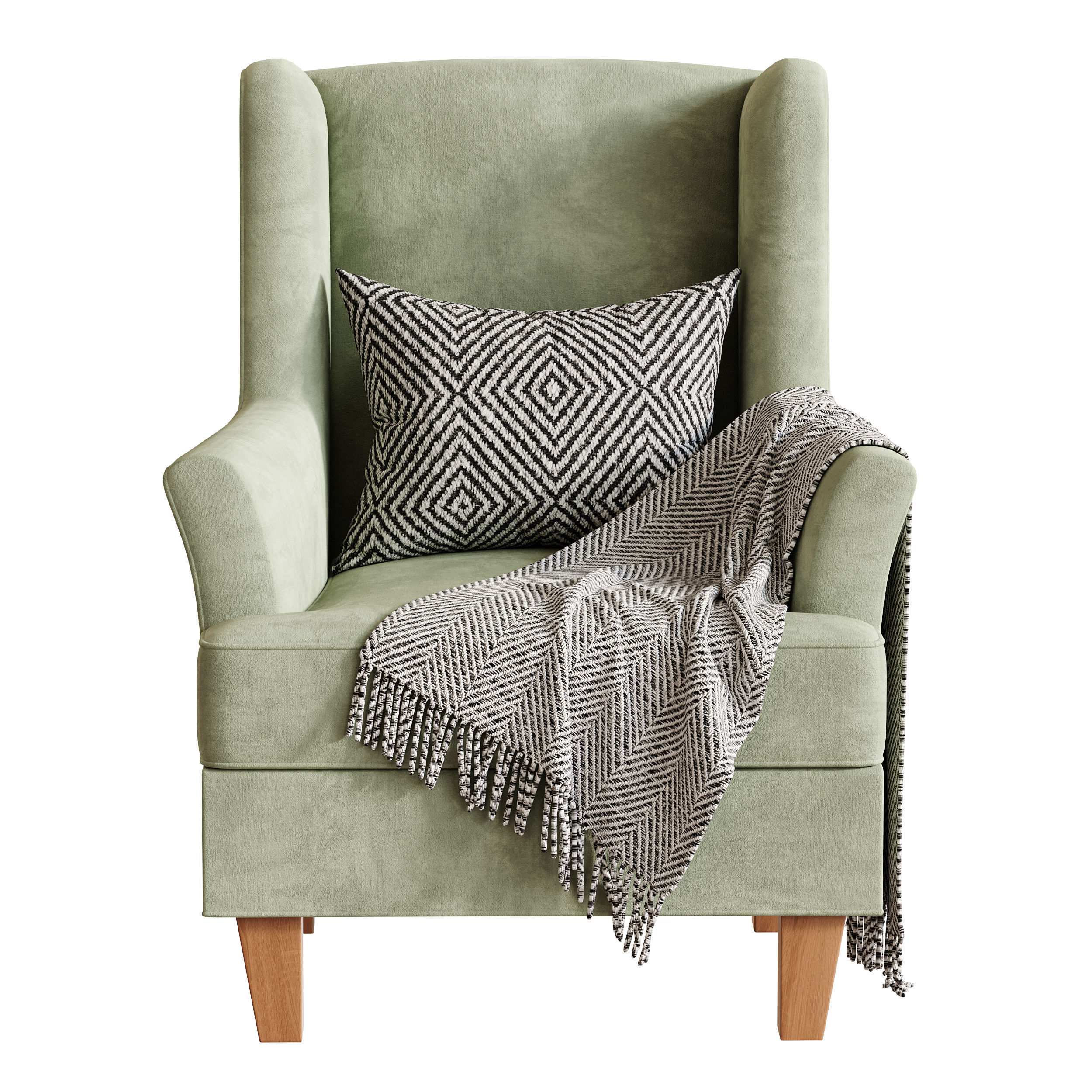 Bradstreet Fabric Chair 3D model_12