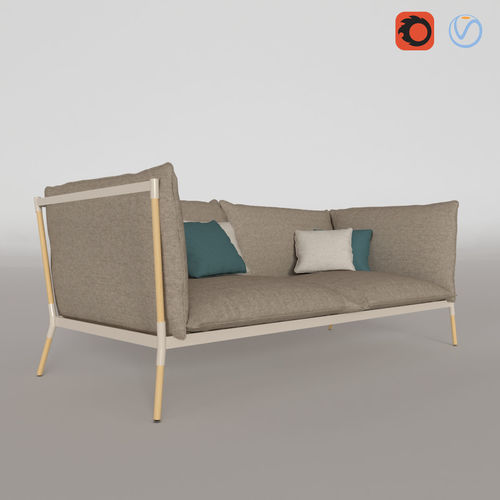 Grotto sofa 3D model