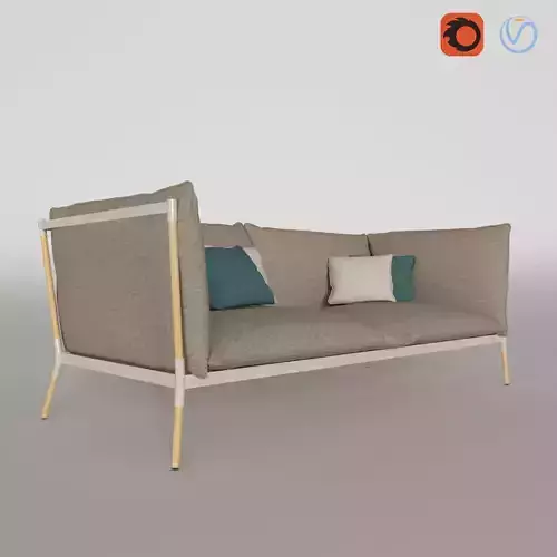 Grotto sofa 3D model