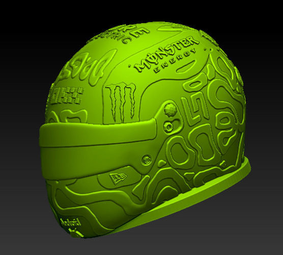 lando norris HELMET 2024 F1 mclaren 3D print model