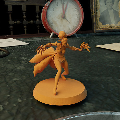 Da Ji Miniature for DnD and Tabletop RPGs 3D print model