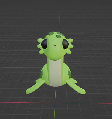 Nessie Dragon Adopt Me Roblox Pet 3D Model STL 3D print model