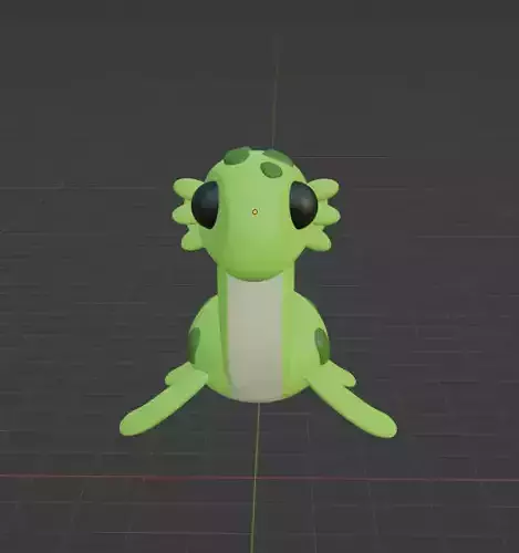 Nessie Dragon Adopt Me Roblox Pet 3D Model STL