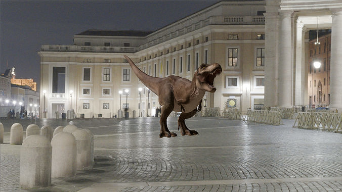 Rexy Jurassic World  3D model