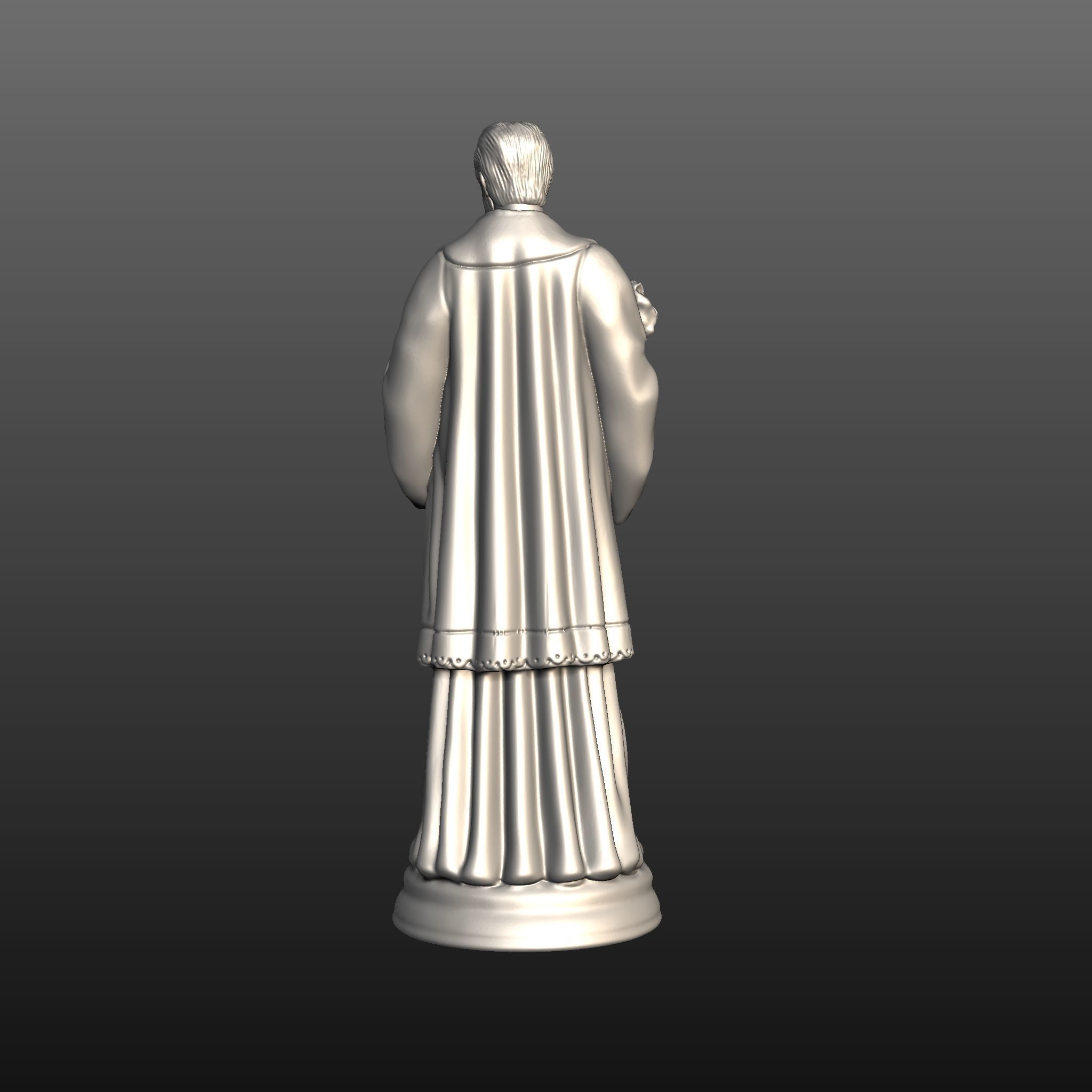 Satue of Saint Cayetano 3D print model_8