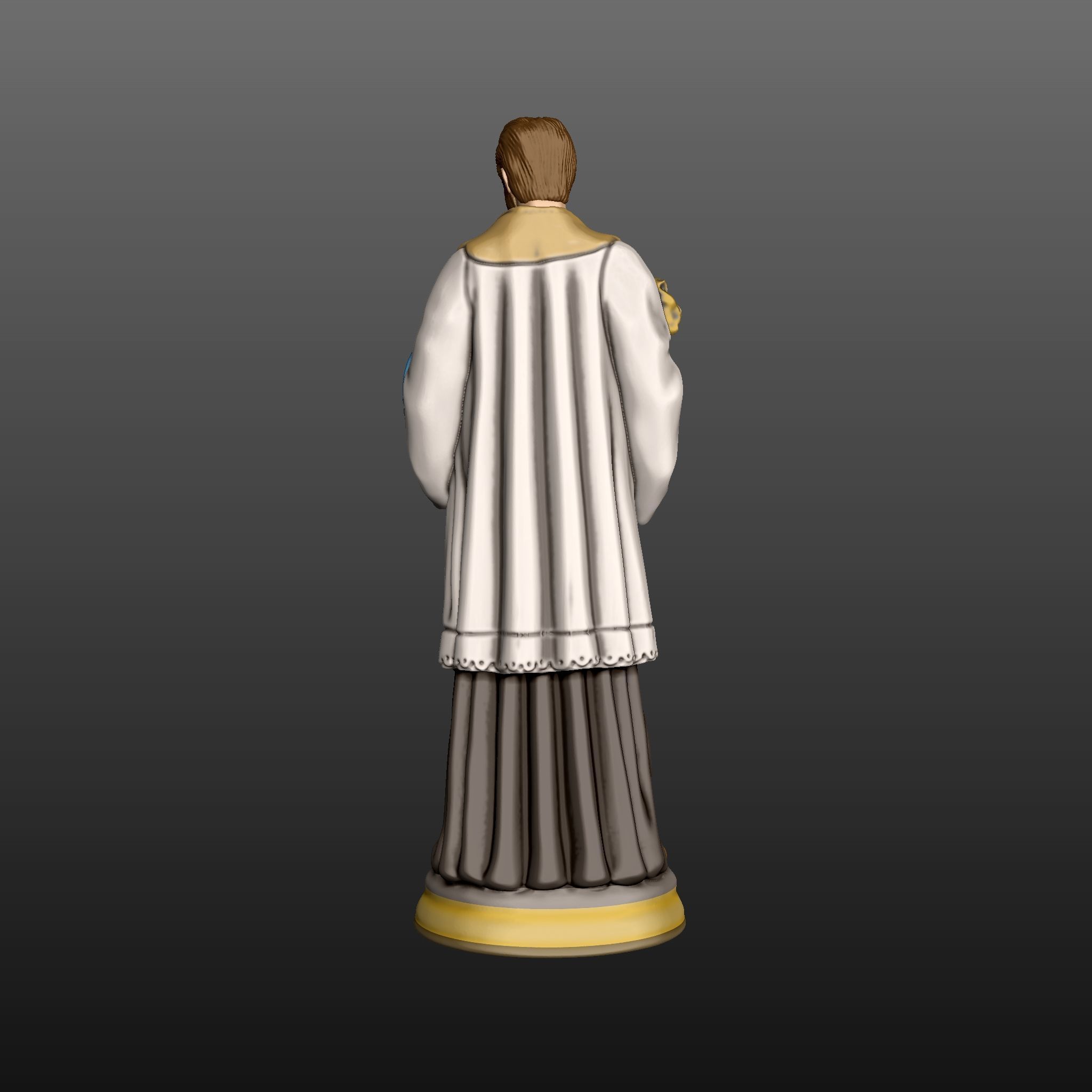 Satue of Saint Cayetano 3D print model_6