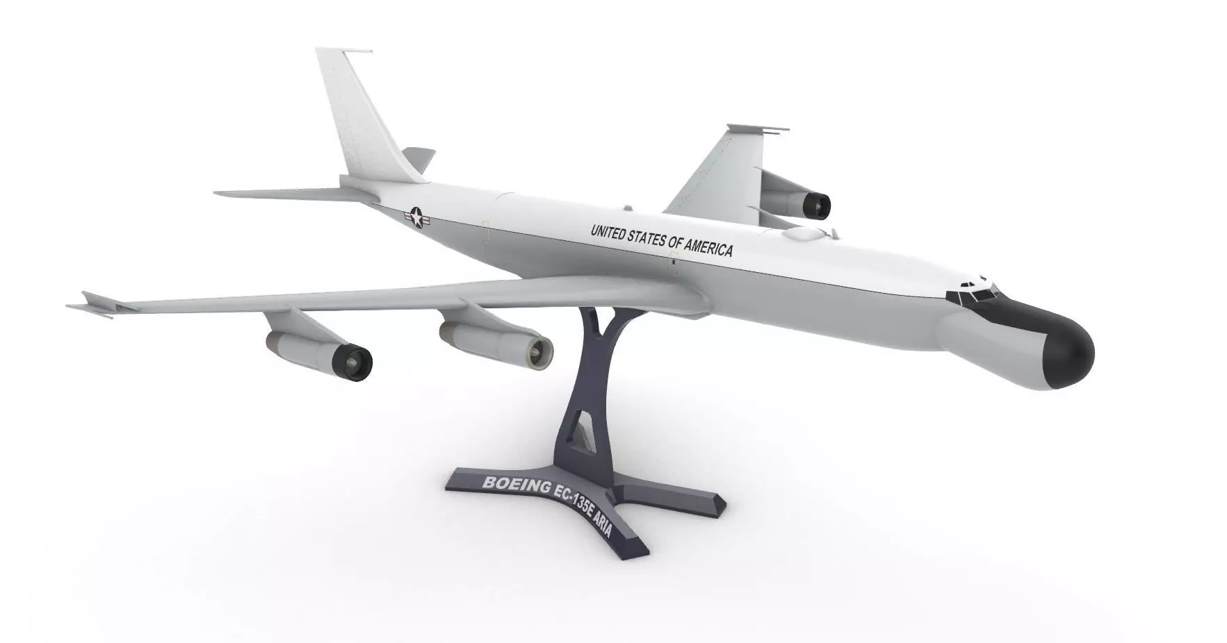 Boeing EC-135 3D print model_0