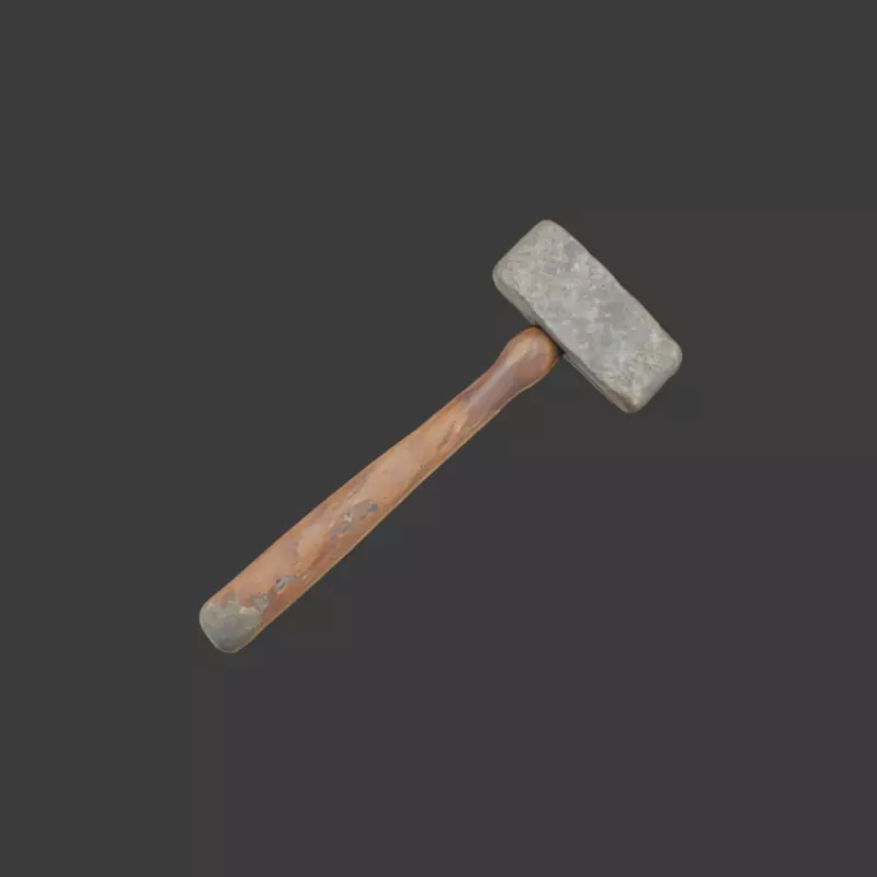 stone age hammer 3D model