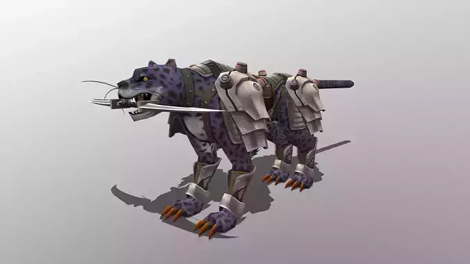 Monster 095 Low-poly 3D model