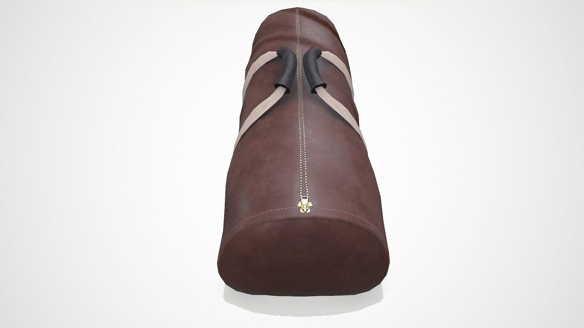 Old Vintage Duffle Bag Low-poly PBR Low-poly 3D model_10