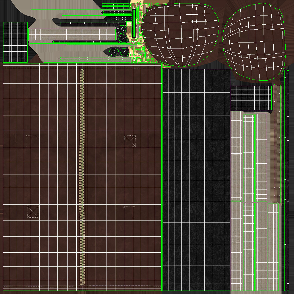 Old Vintage Duffle Bag Low-poly PBR Low-poly 3D model_23