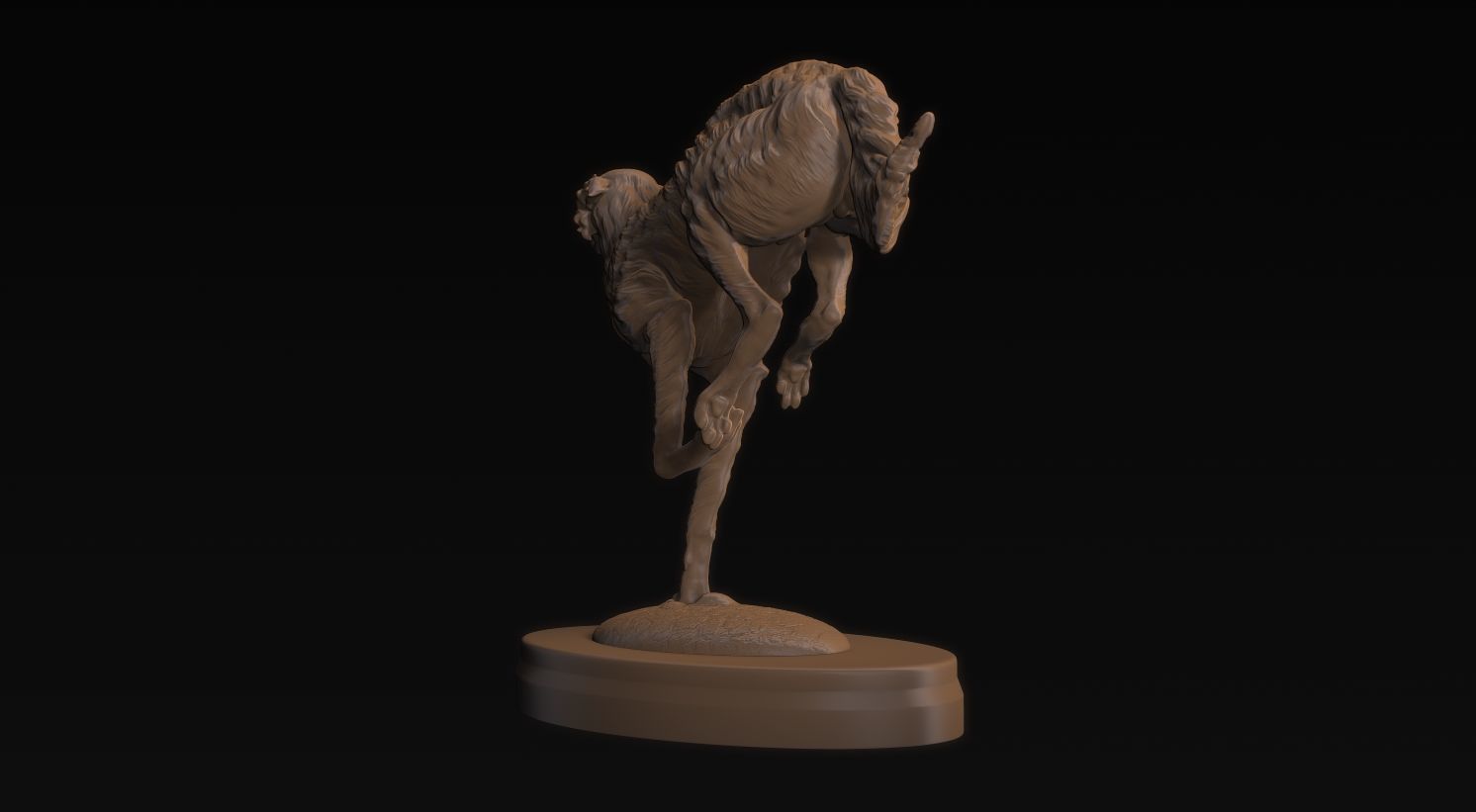 Borzoi Corriendo 3D print model_19