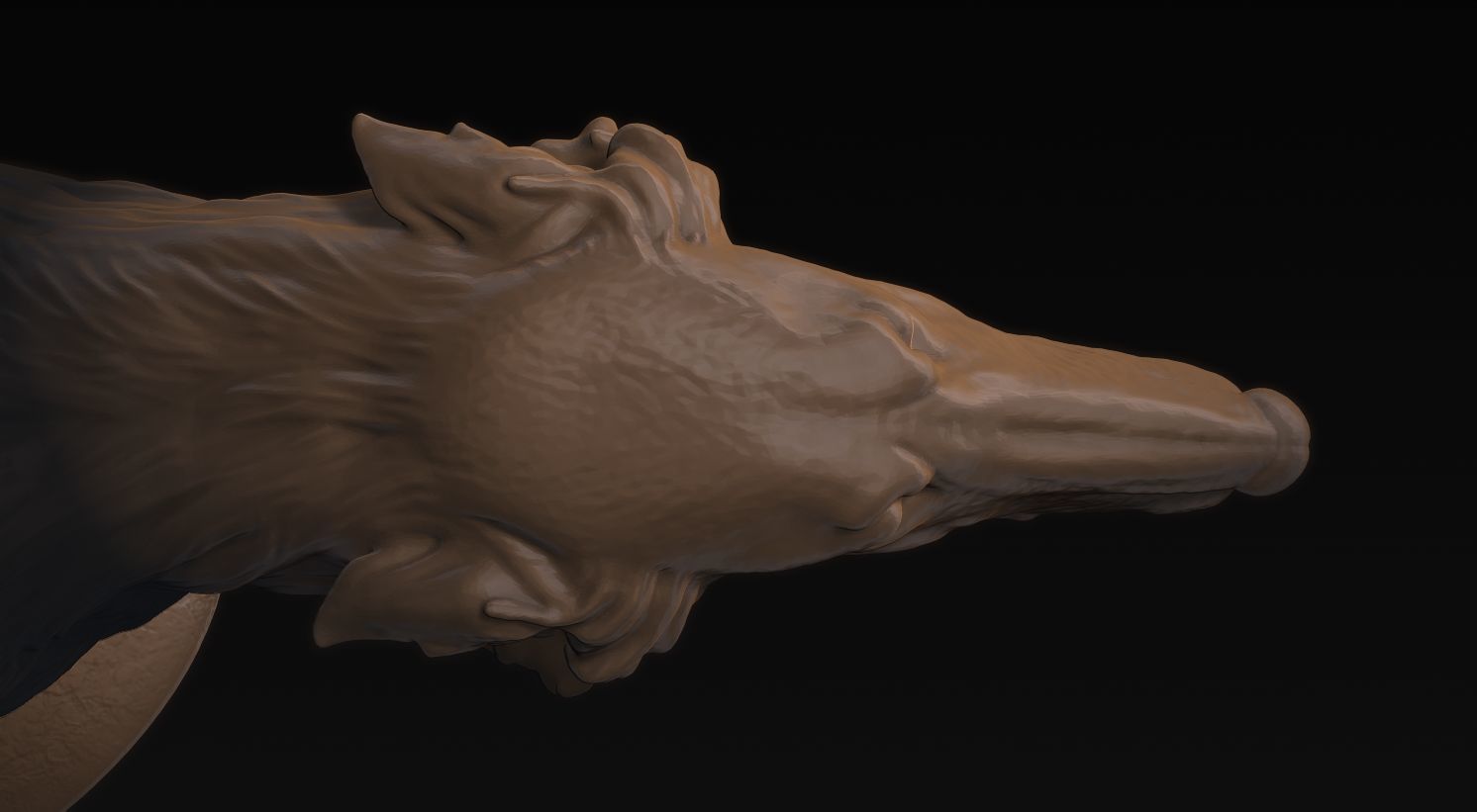 Borzoi Corriendo 3D print model_8