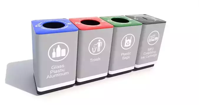 Recycle Bin-01 3D model