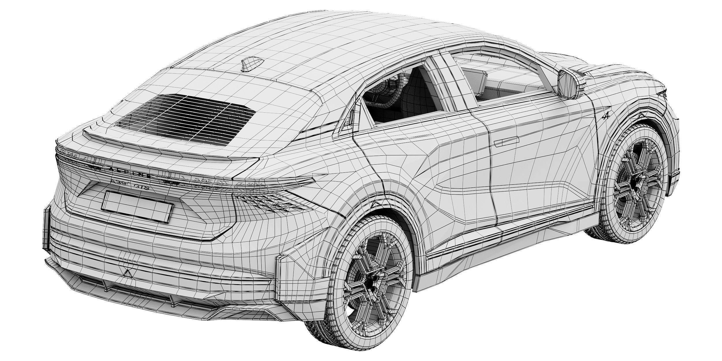 Alpine A390 GTS 2026 3D model_17