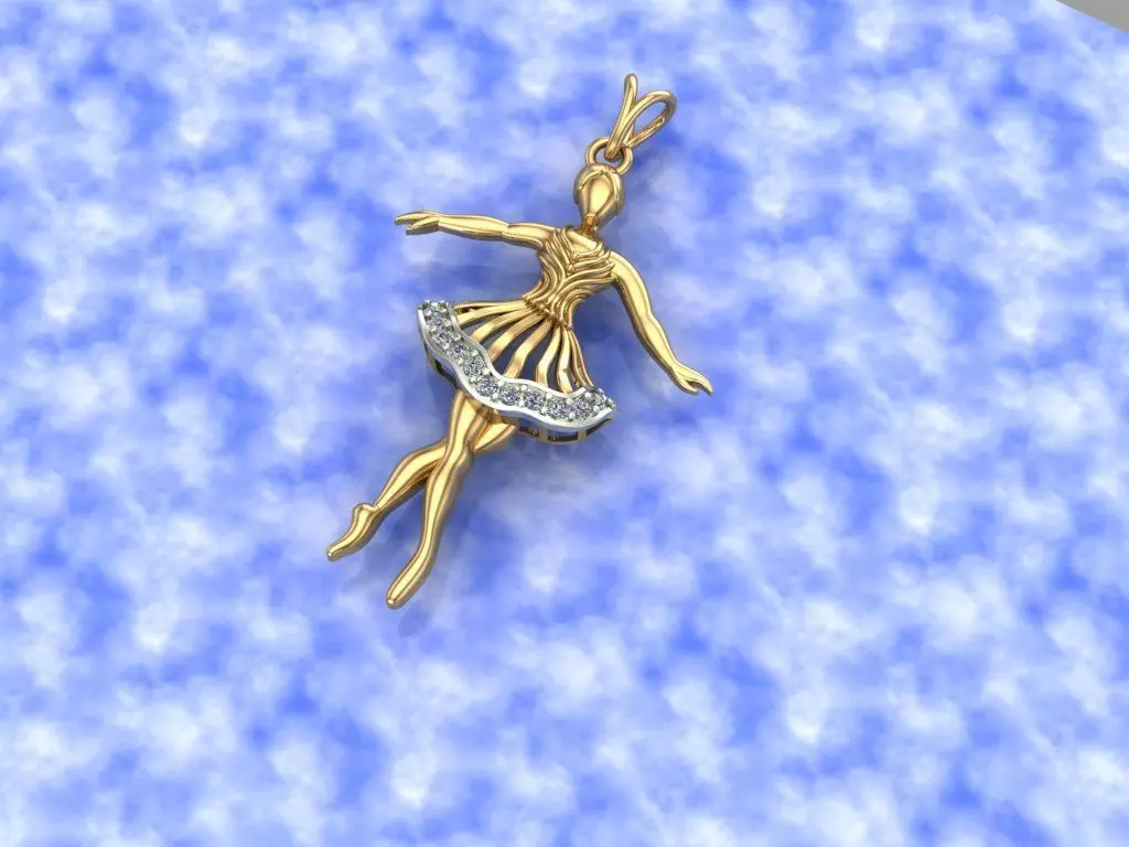 fairy pendent 3D print model_0