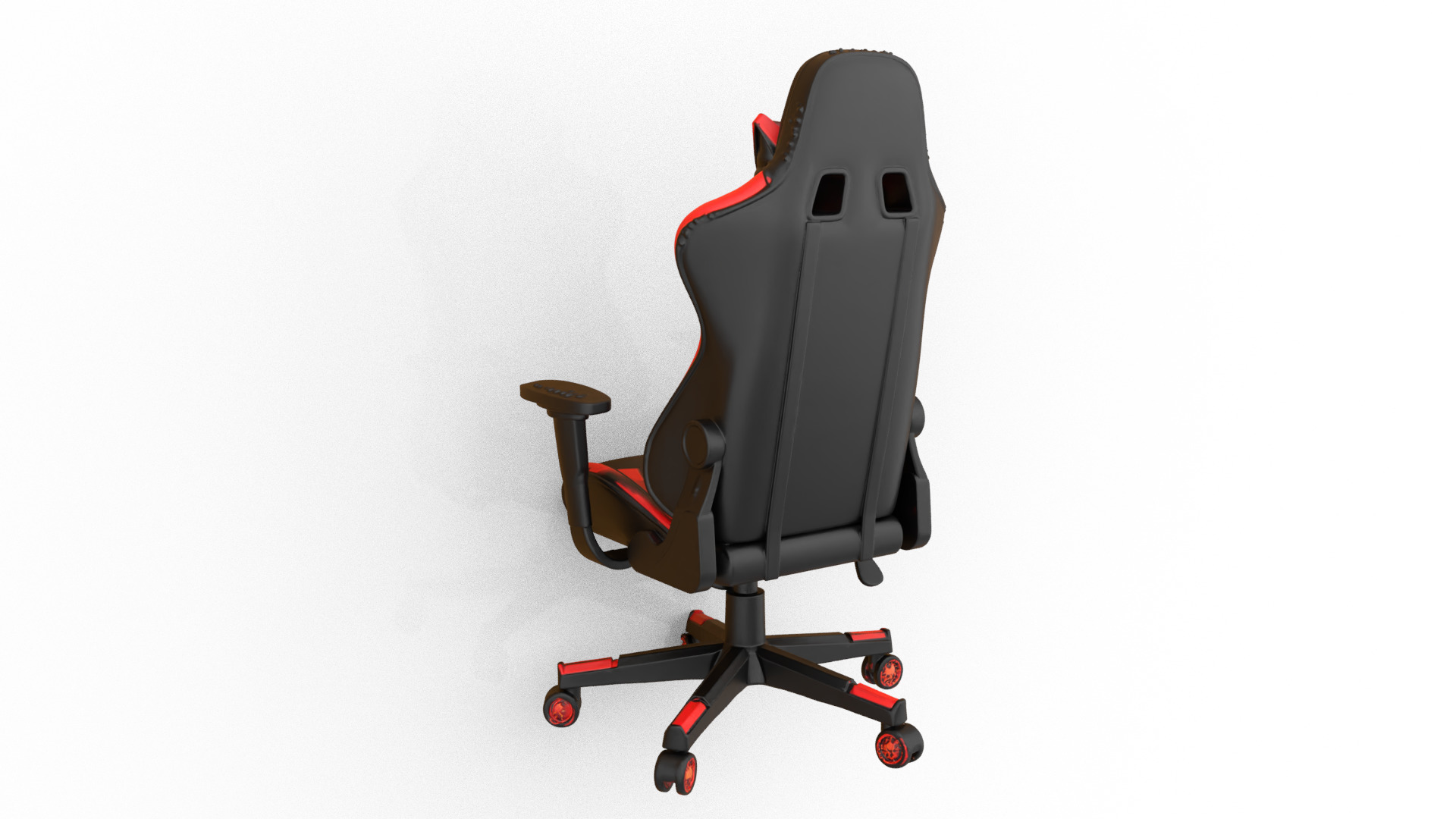 Office computer game chair 02 3D model_3