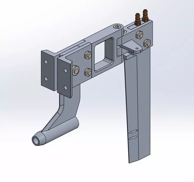 RC Boat Rudder 3D print model_0