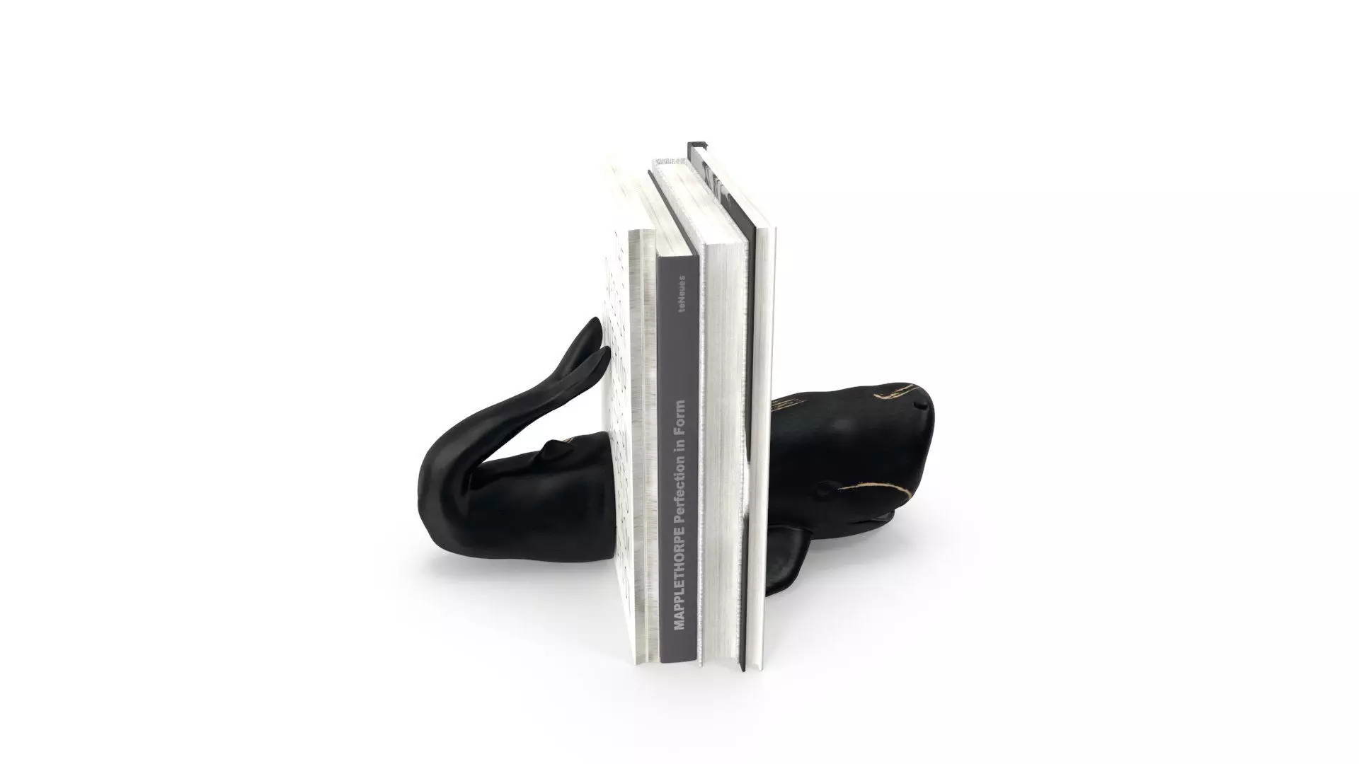 Nautical Sperm Whale Cold Resin Decorative Bookends 3D model_0