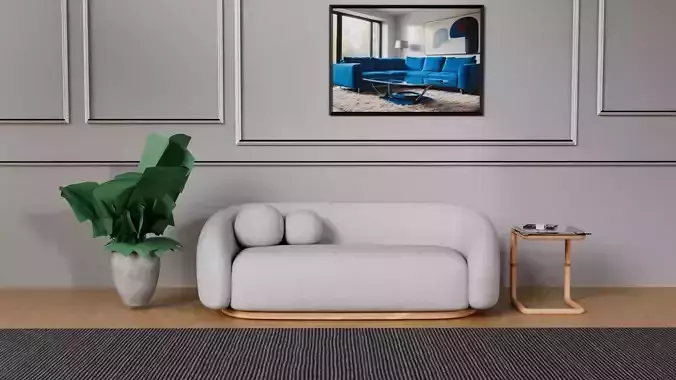 High-Quality Modern Sofa curve
