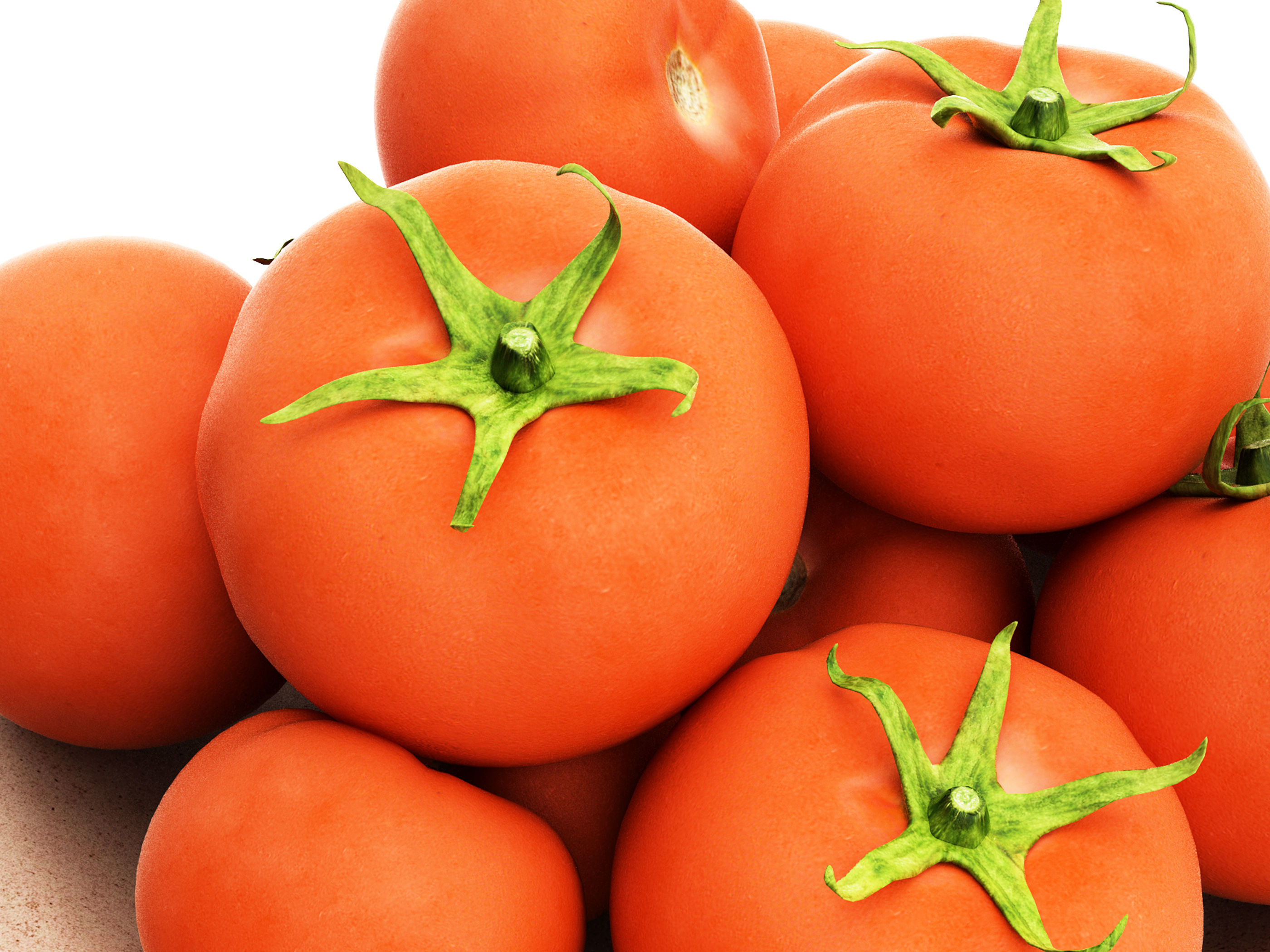 tomato Low-poly 3D model_6