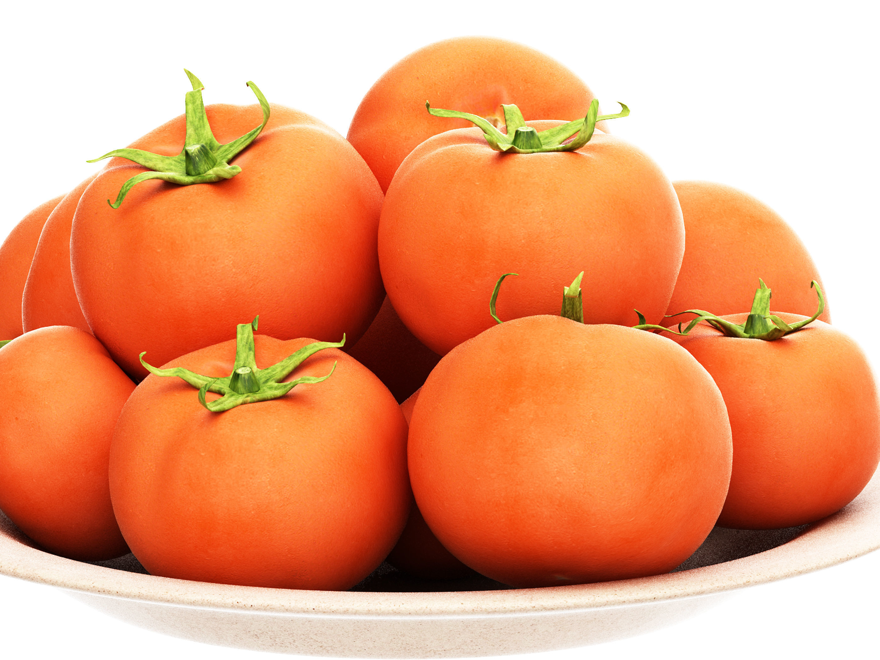 tomato Low-poly 3D model_7