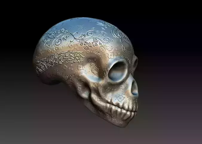 skull silver