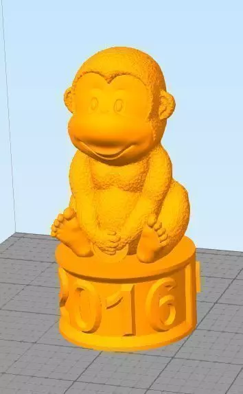 monkey Free 3D model_0