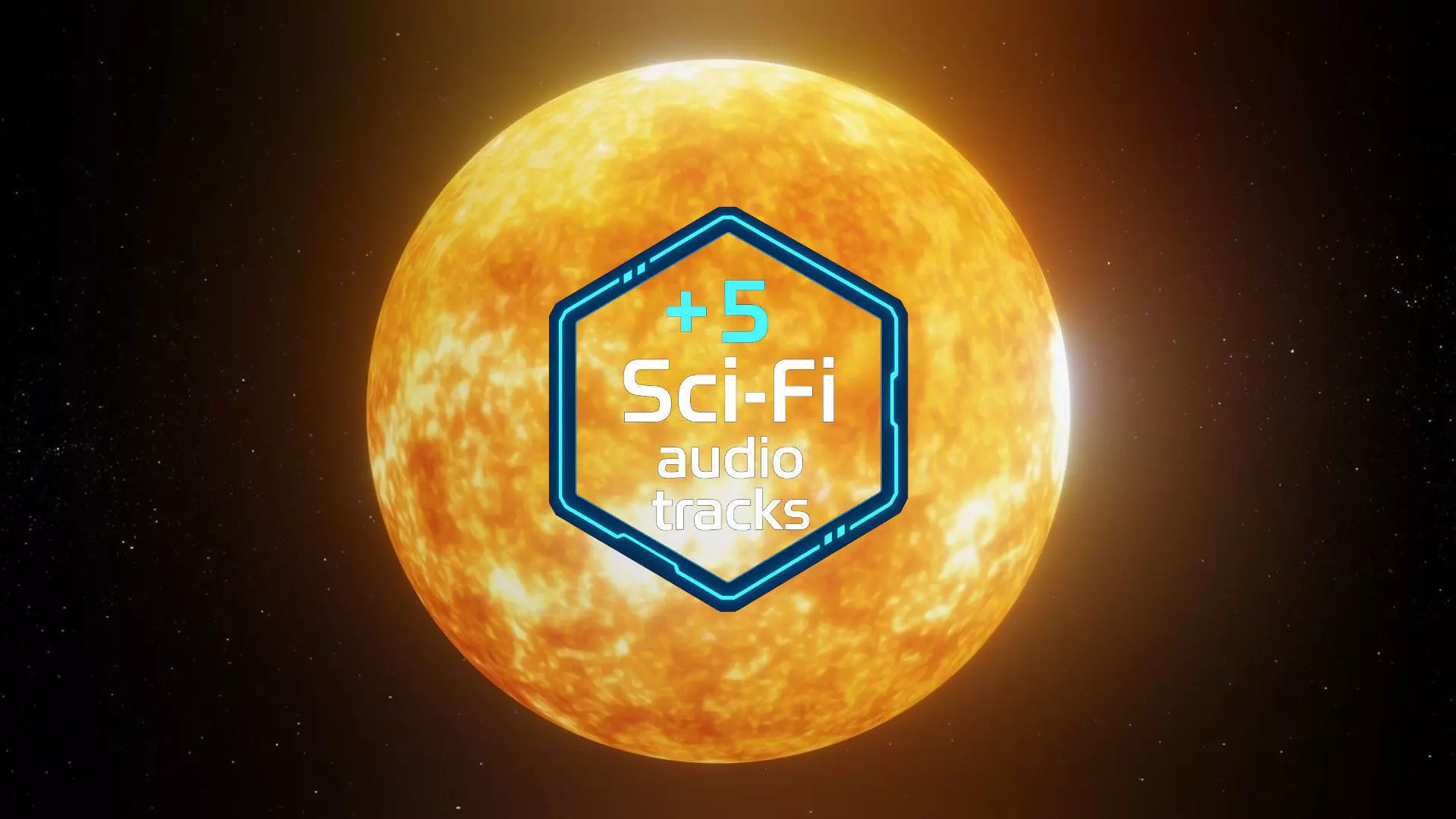 Photorealistic Sun High-Res Textures and Sci-Fi Music Pack Low-poly 3D model_0