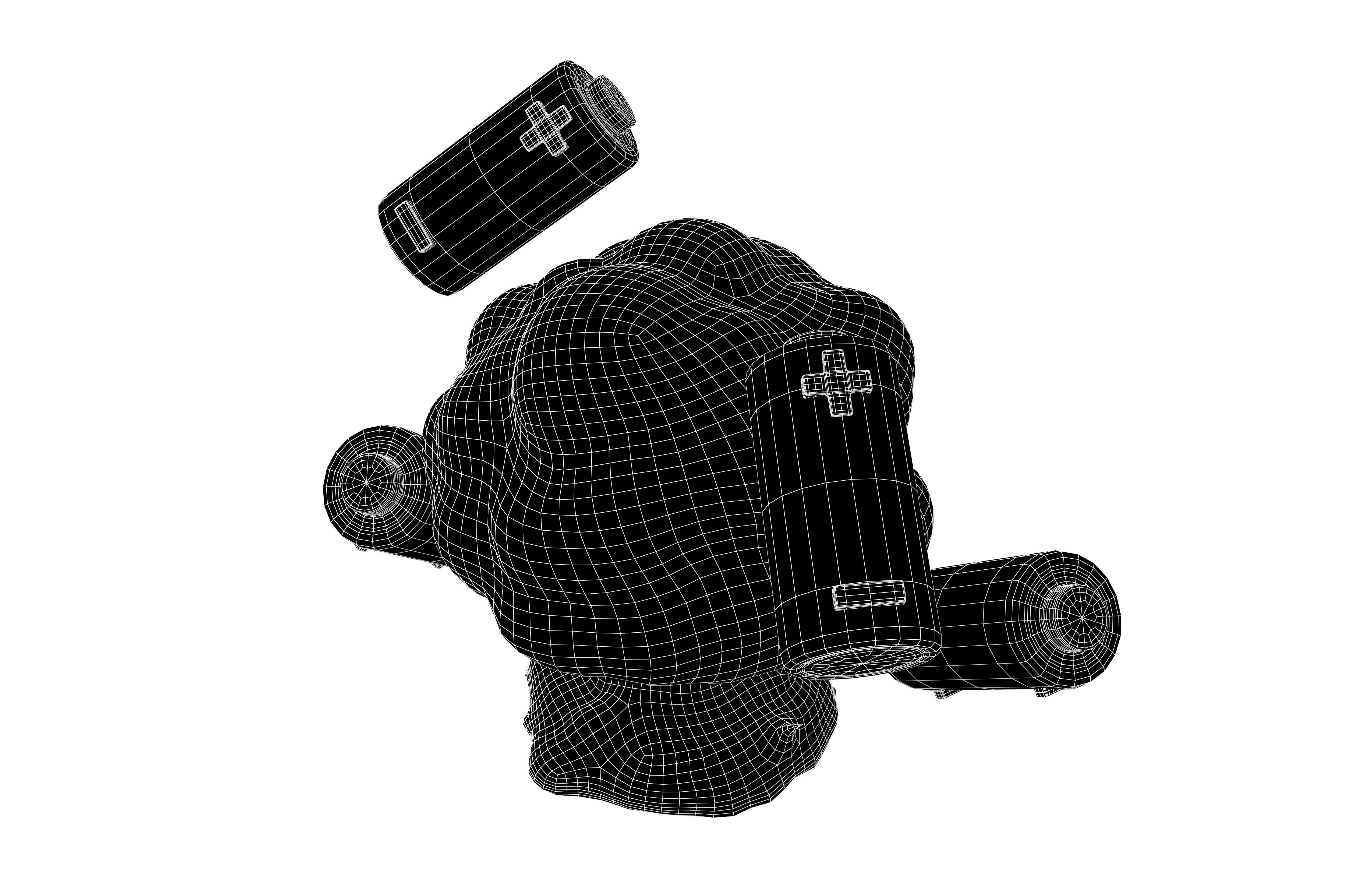 Battery Explosion Icon v1 003 Low-poly 3D model_6