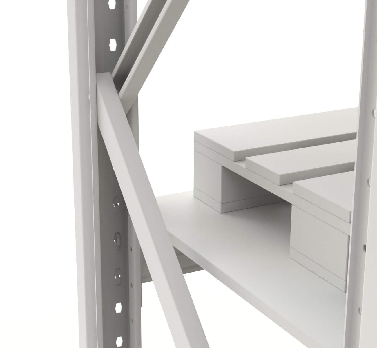 Pallet Racking System 3D model_17