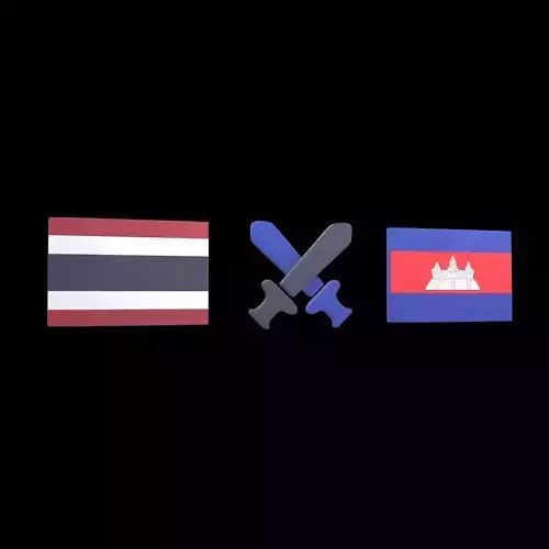 Thailand VS Cambodia War Icon v1 001