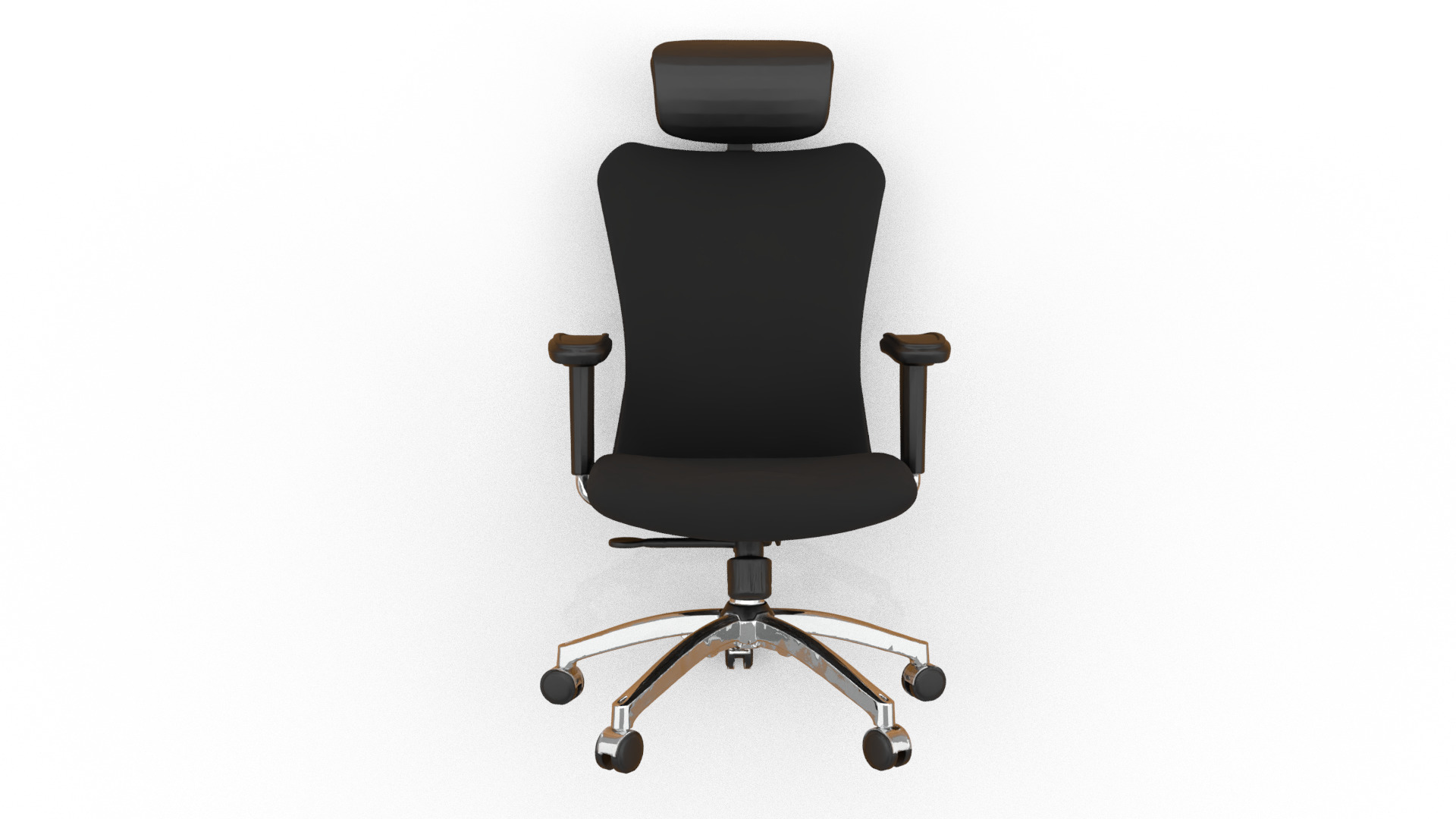 Office computer game chair 05 3D model_1