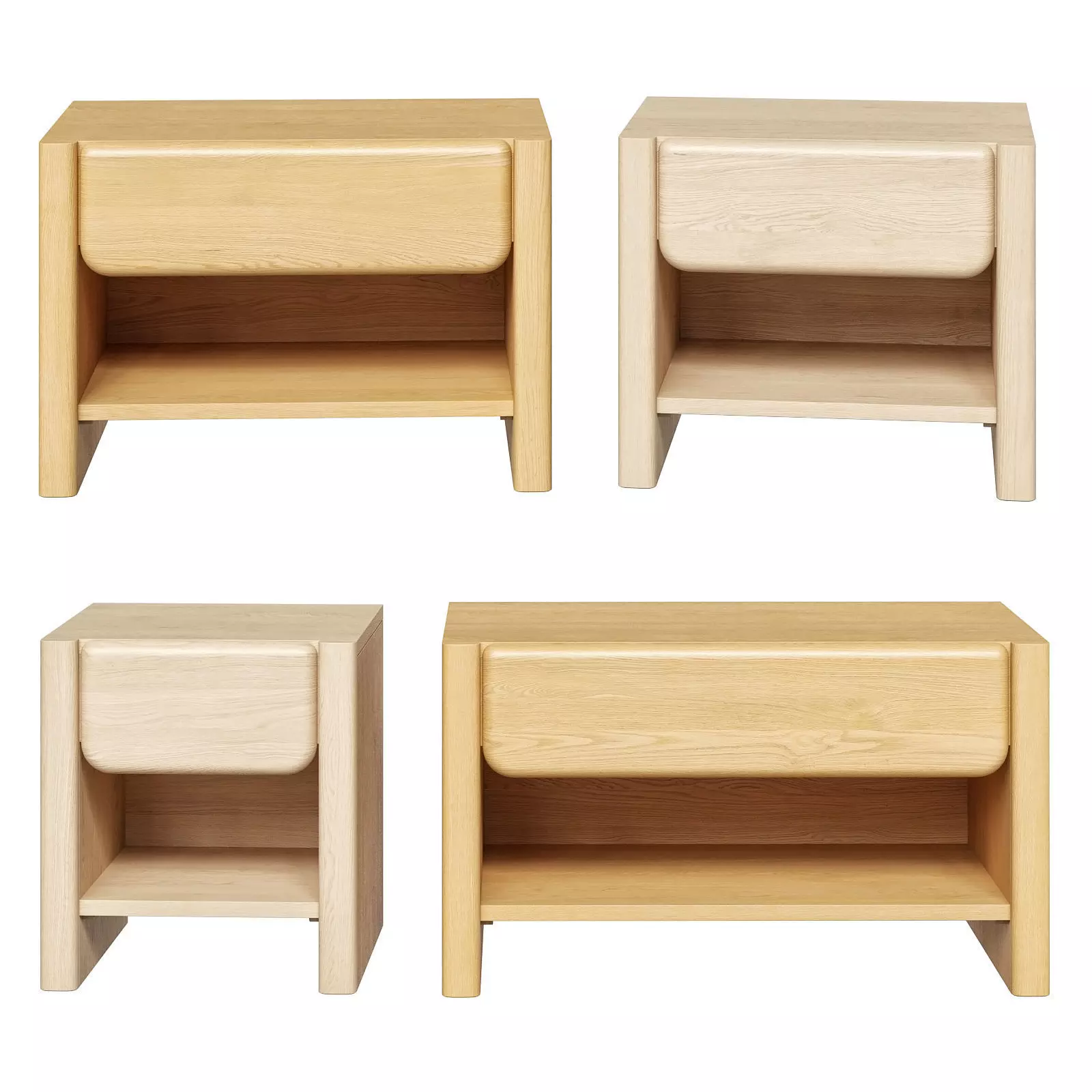 Restoration Hardware nightstand Noma 3D model