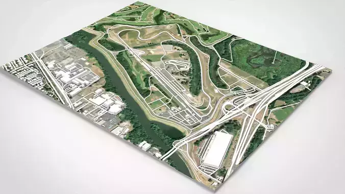Portland International Speedway Portland Oregon United States 3D model
