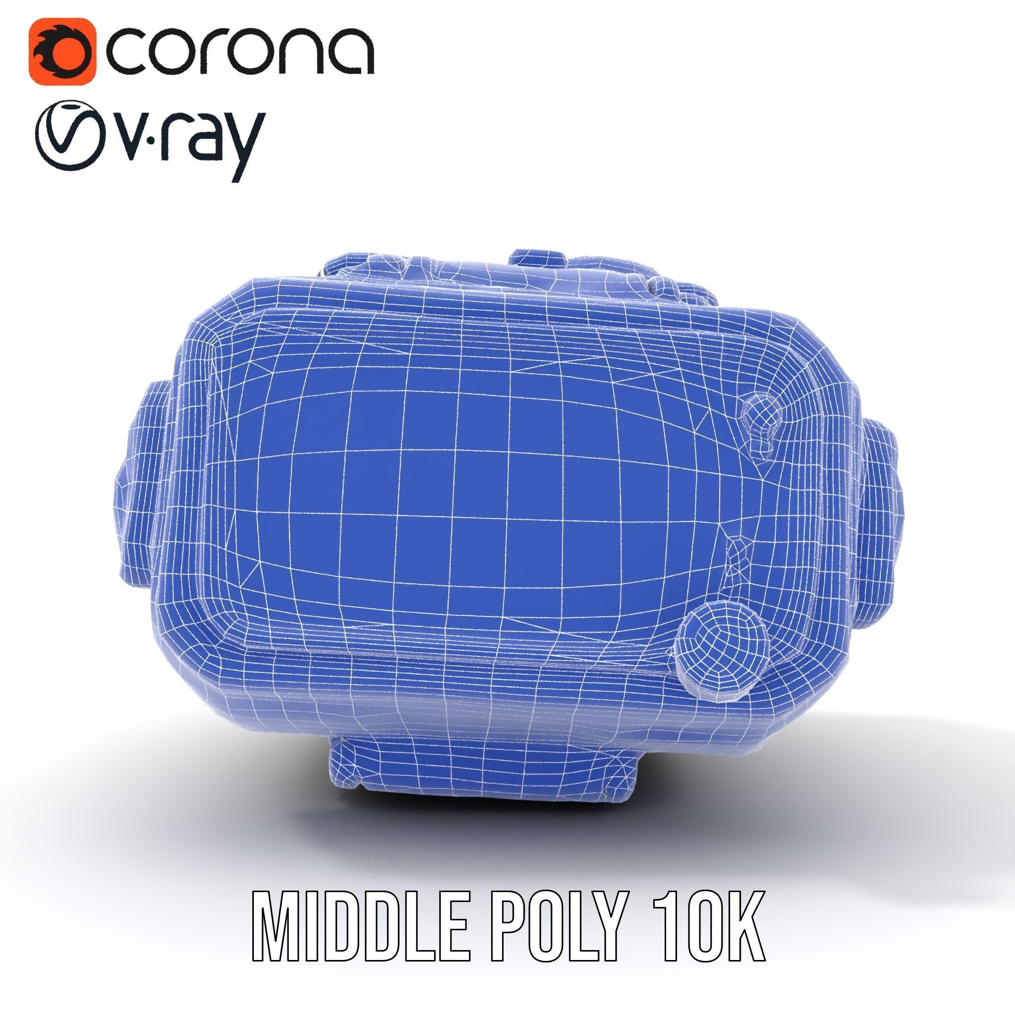 Futuristic Wrist Device Model Pack with Display Low-poly 3D model_27