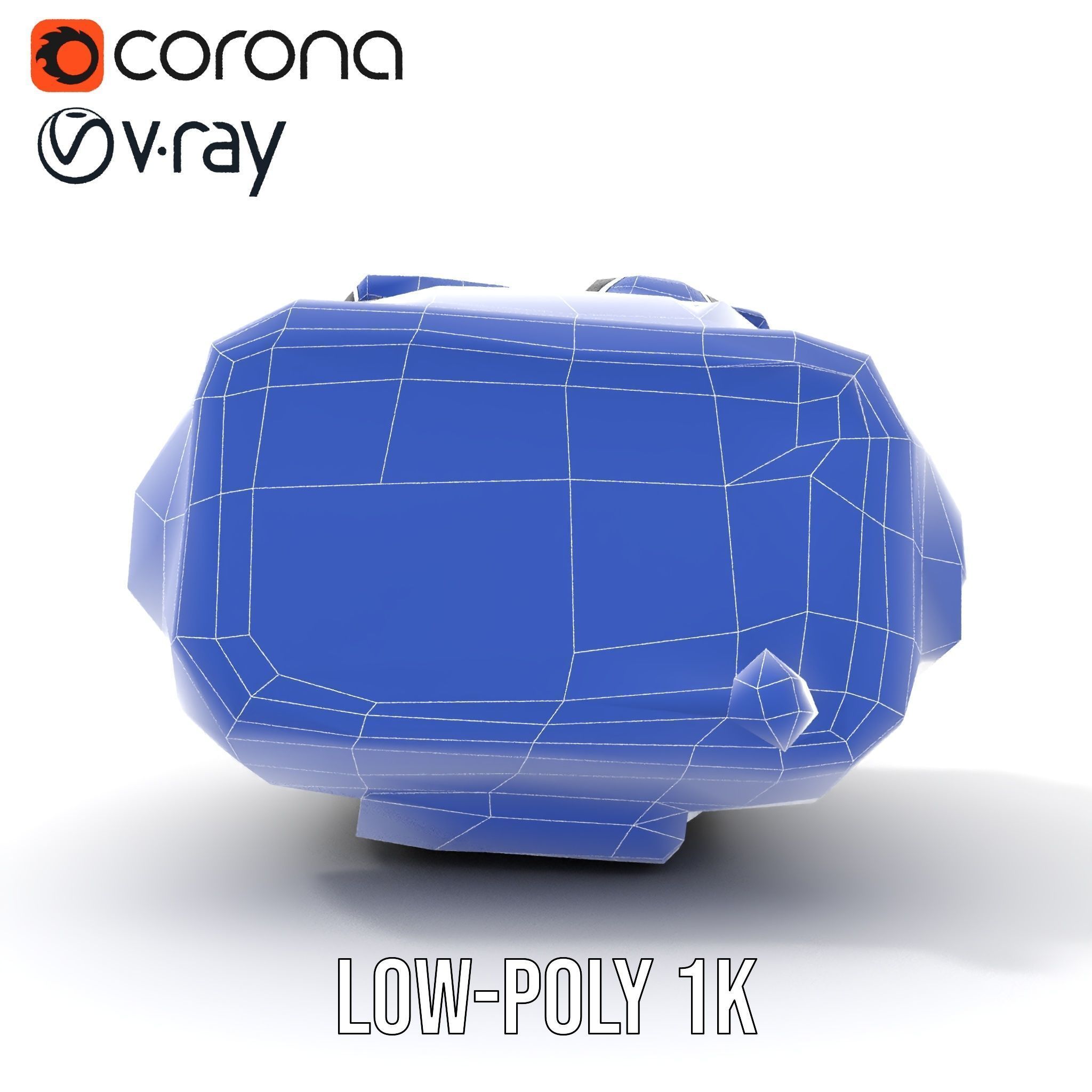 Futuristic Wrist Device Model Pack with Display Low-poly 3D model_30