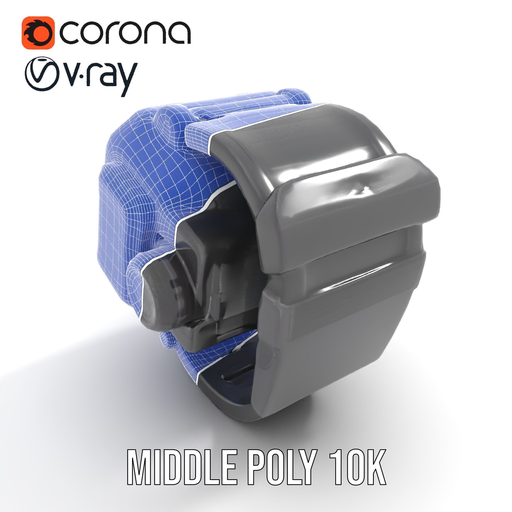 Tactical Digital Watch Model Pack Low-poly 3D model_16