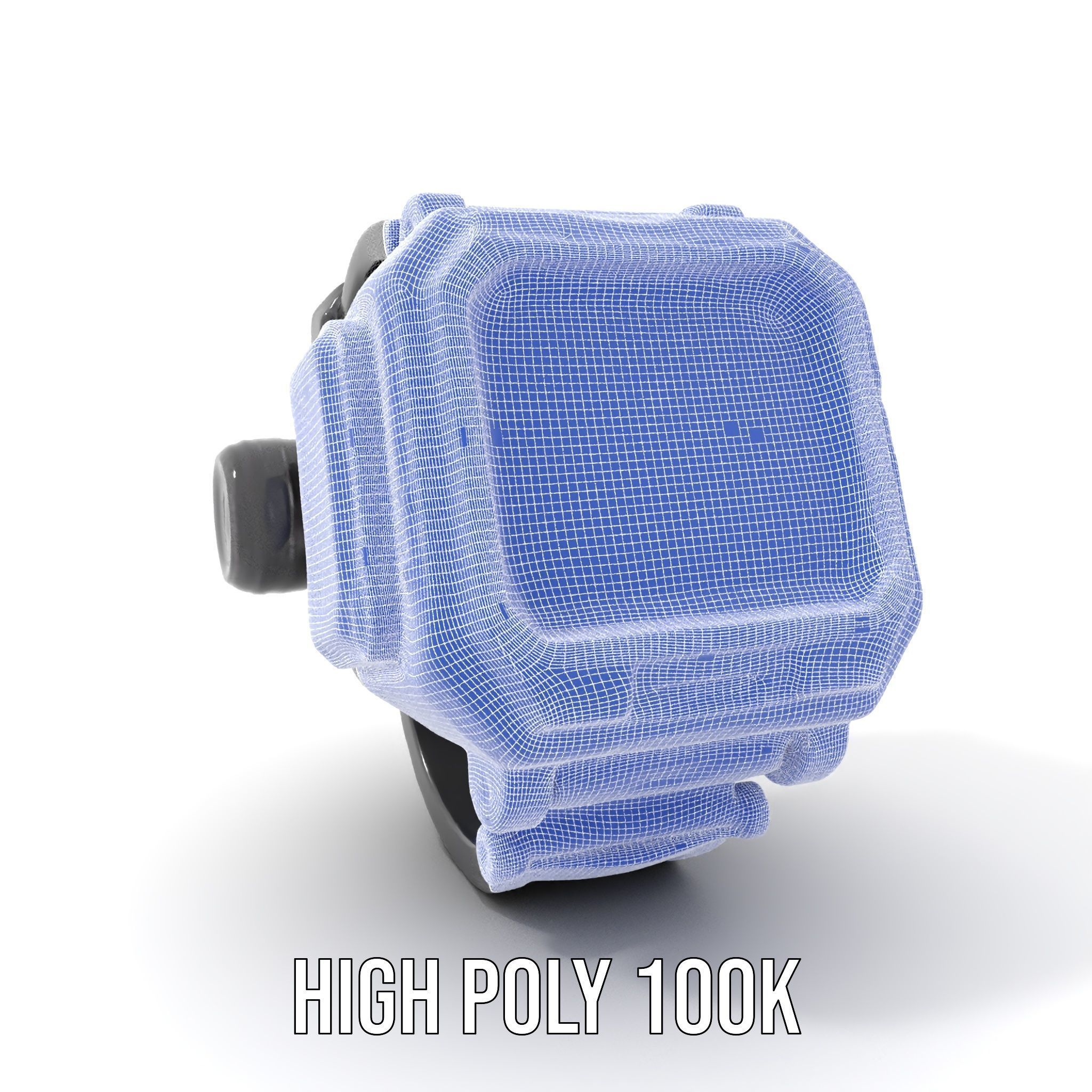 Tactical Digital Watch Model Pack Low-poly 3D model_5