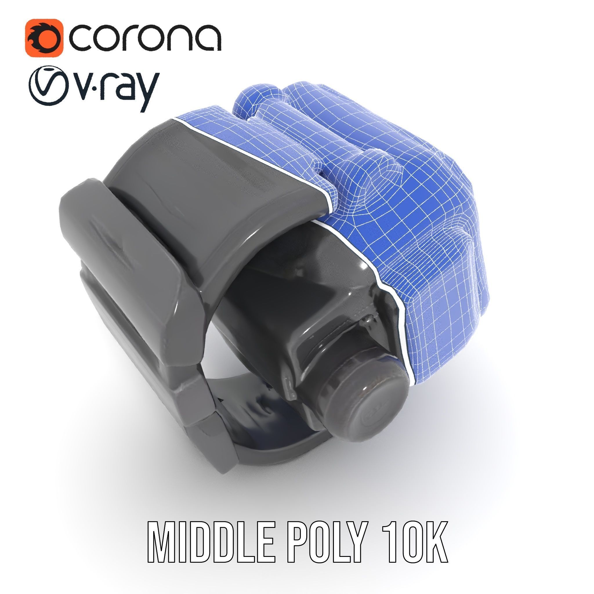 Tactical Digital Watch Model Pack Low-poly 3D model_24