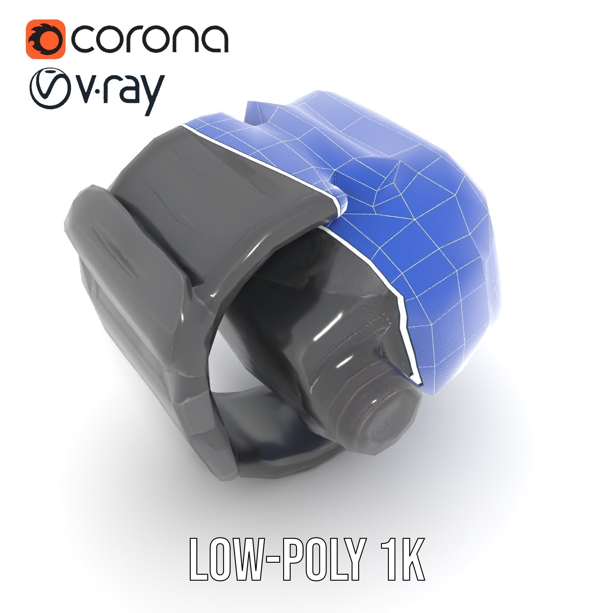 Tactical Digital Watch Model Pack Low-poly 3D model_19