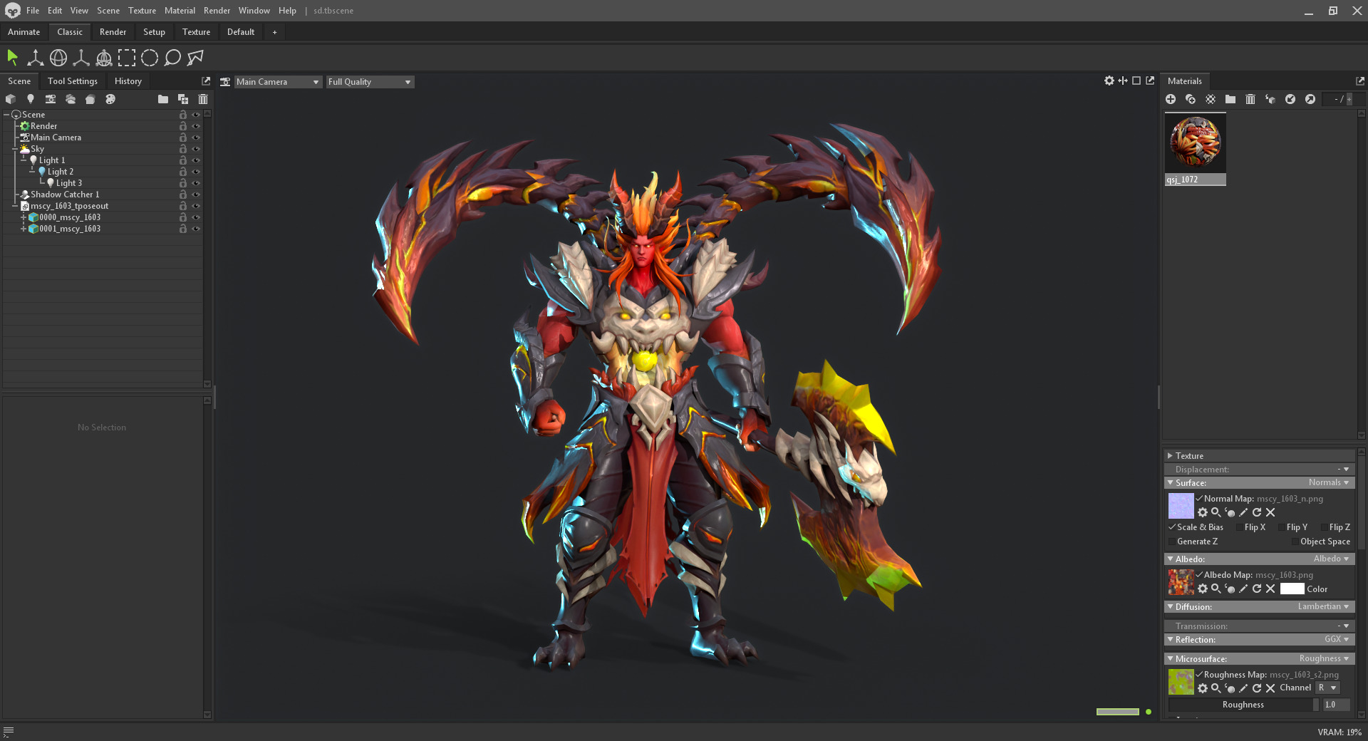 south of hell Low-poly 3D model_20