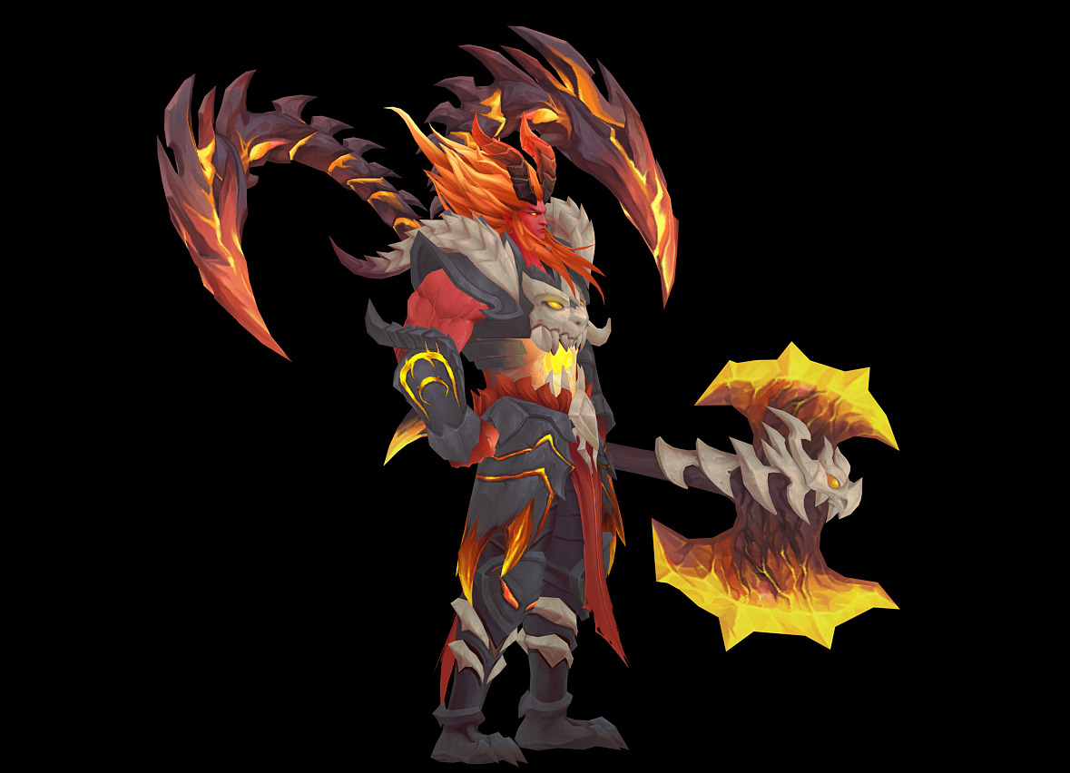 south of hell Low-poly 3D model_5