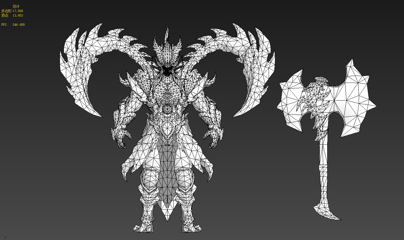 south of hell Low-poly 3D model_15