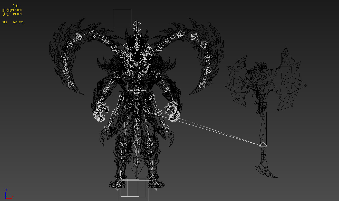 south of hell Low-poly 3D model_14