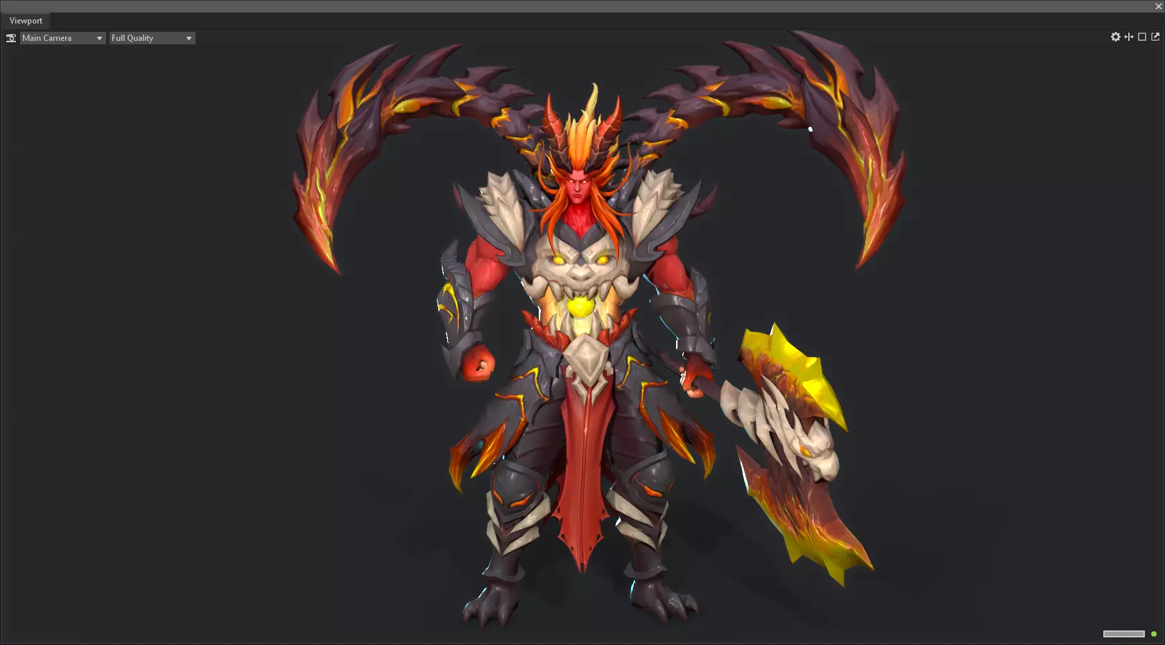 south of hell Low-poly 3D model_0