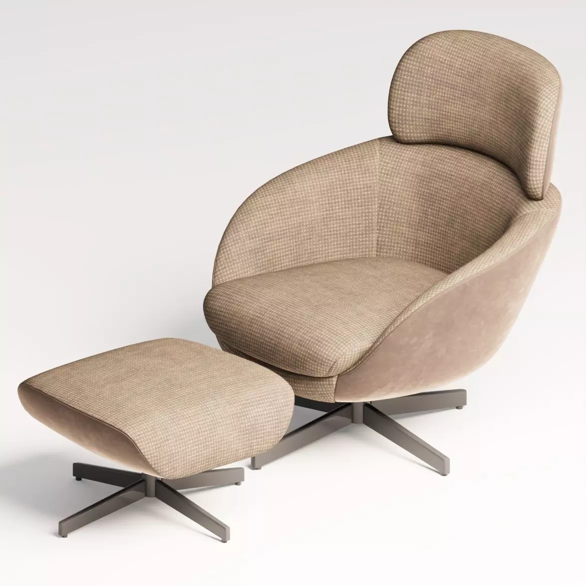 long chair 3D model_0